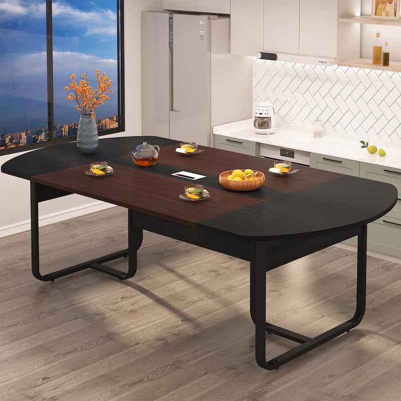 6FT Oval Conference Table, Large Meeting Table