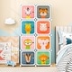 preview thumbnail 47 of 68, Kids Wardrobe Closet with Hanging Section and Cute Doors