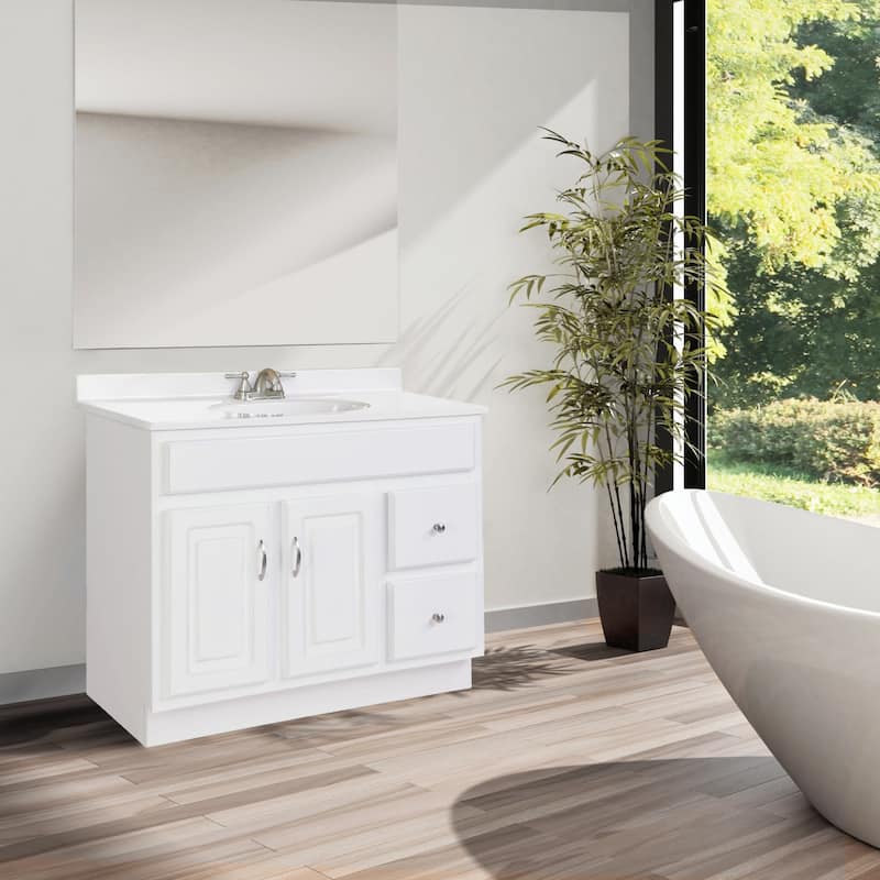 Design House Concord 36" Single Free Standing Wood Vanity Cabinet Only