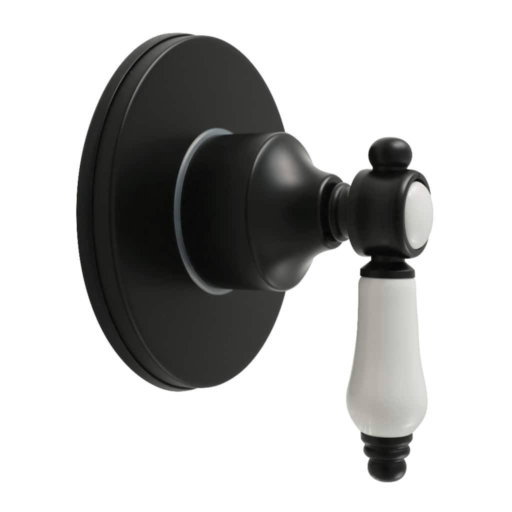 Bel-Air Single-Handle Six-Way Diverter Valve with Round Trim Kit