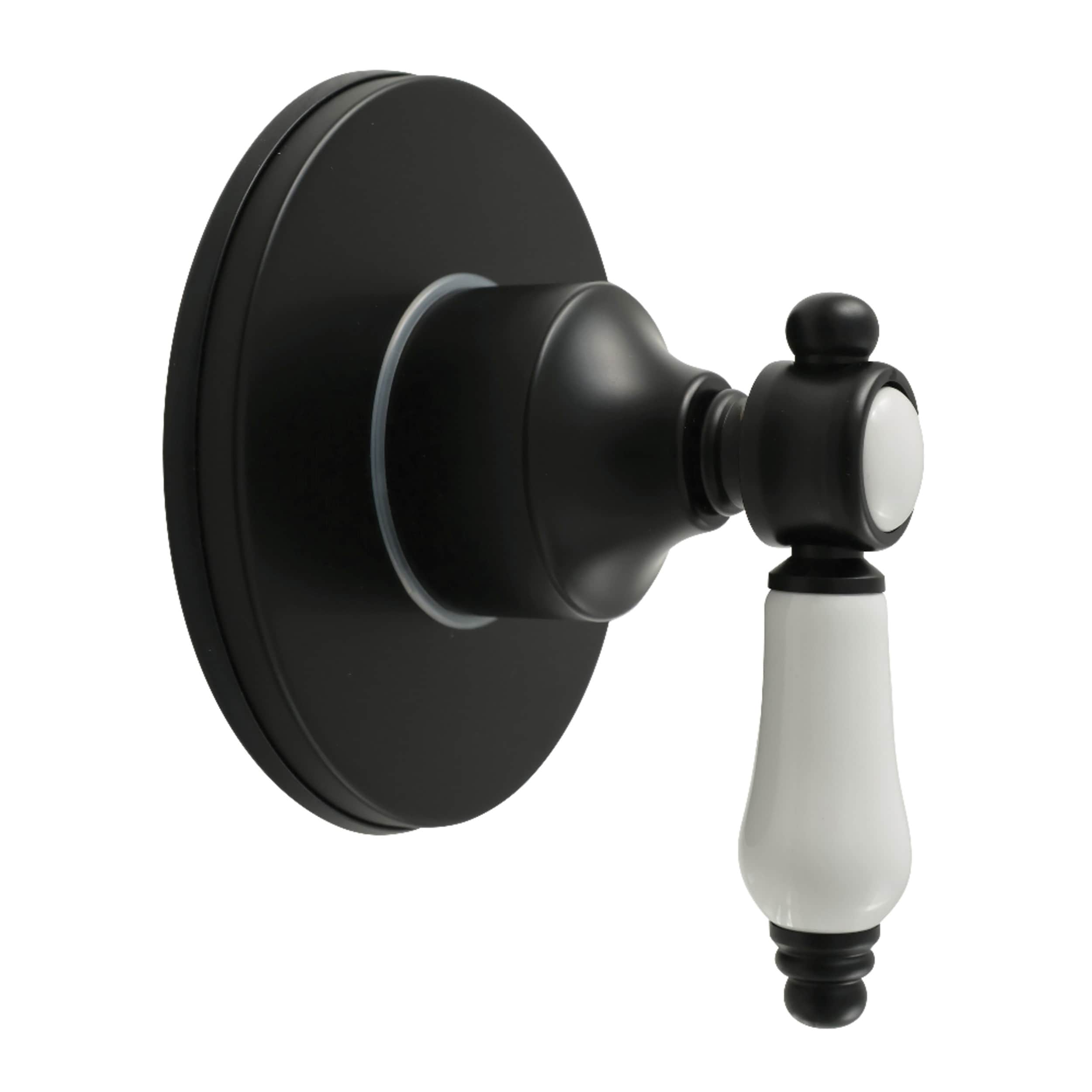 Bel-Air Single-Handle Six-Way Diverter Valve with Round Trim Kit
