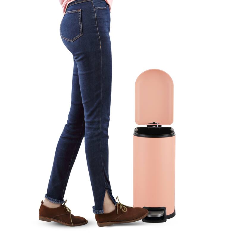 happimess Roland Mini Step-Open Trash Can
