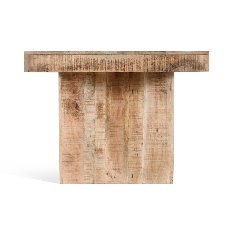 Timbergirl Handmade Solid Mango Wood Dining Table - 80"