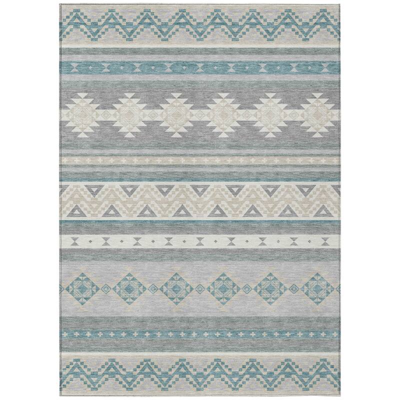 Machine Washable Indoor/ Outdoor Global Heston Chantille Rug