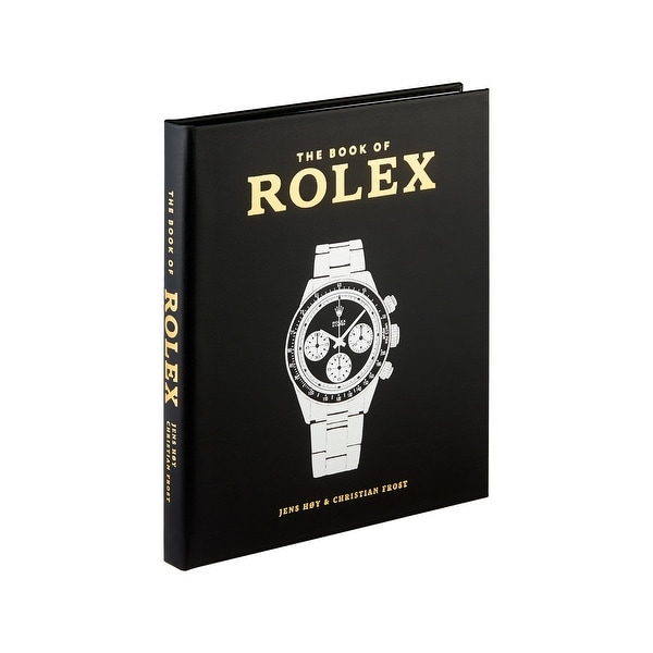 Graphic Image The Book of Rolex Coffee Table Book, Leather, Black