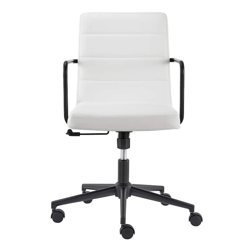 Leander Low Back Office Chair - White
