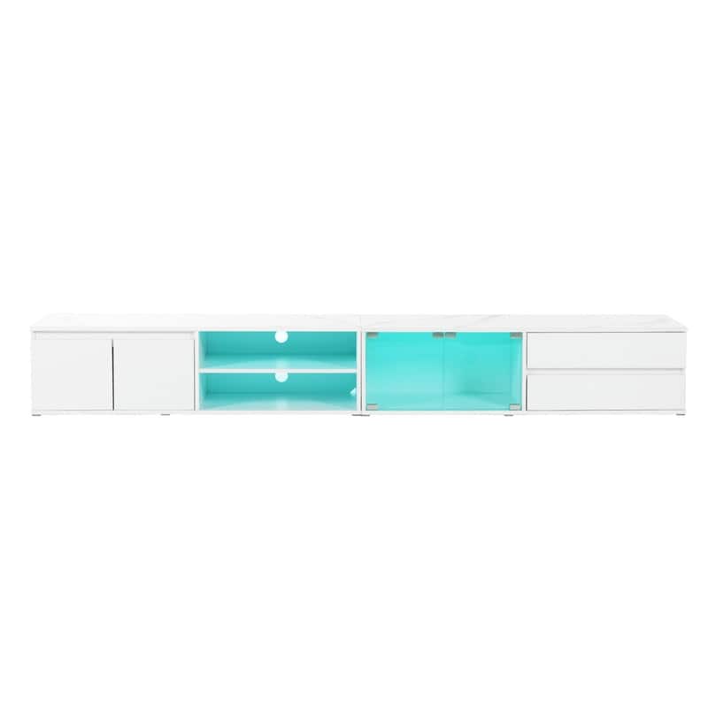 Modern APP-Controlled LED TV Stand for TVs up to 105''