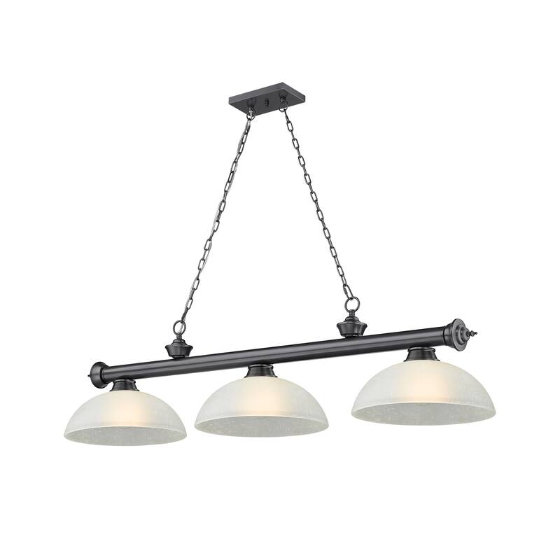 Cordon 3 Light Billiard - Bronze Plate