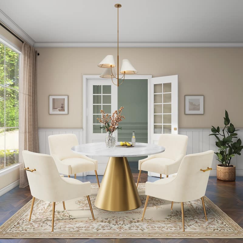 GZMR Upholstered Accent Dining Chairs Side Chairs (Set of 2)