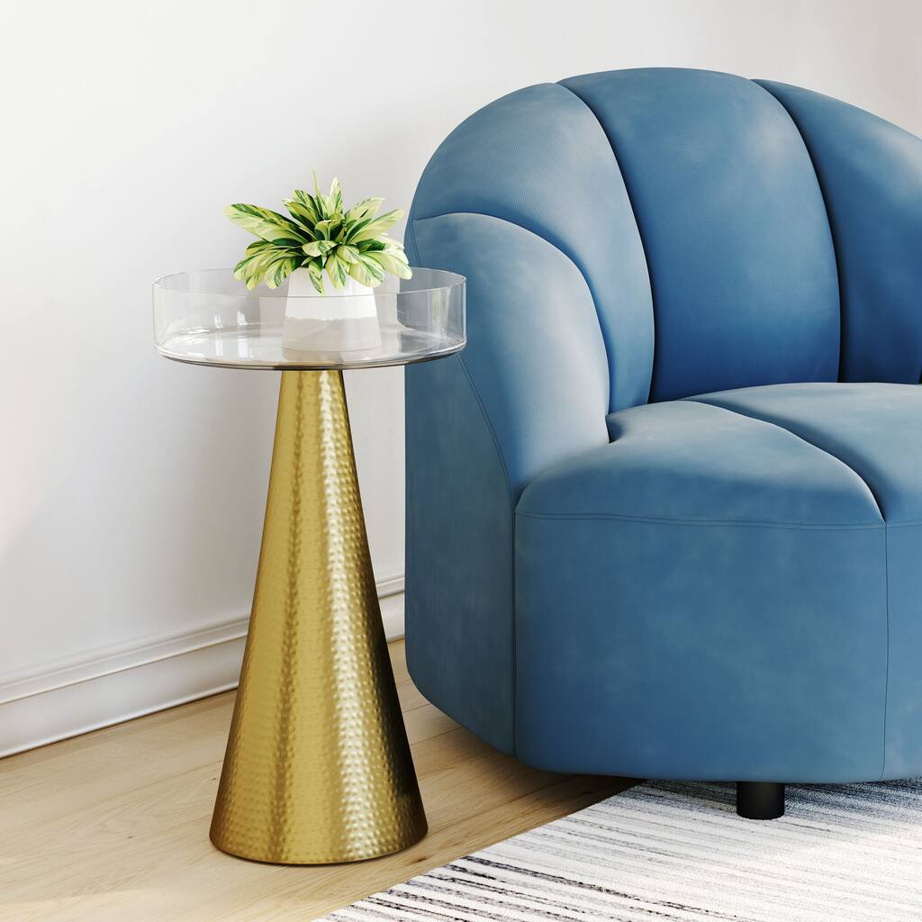 Hendrix End Table Gold