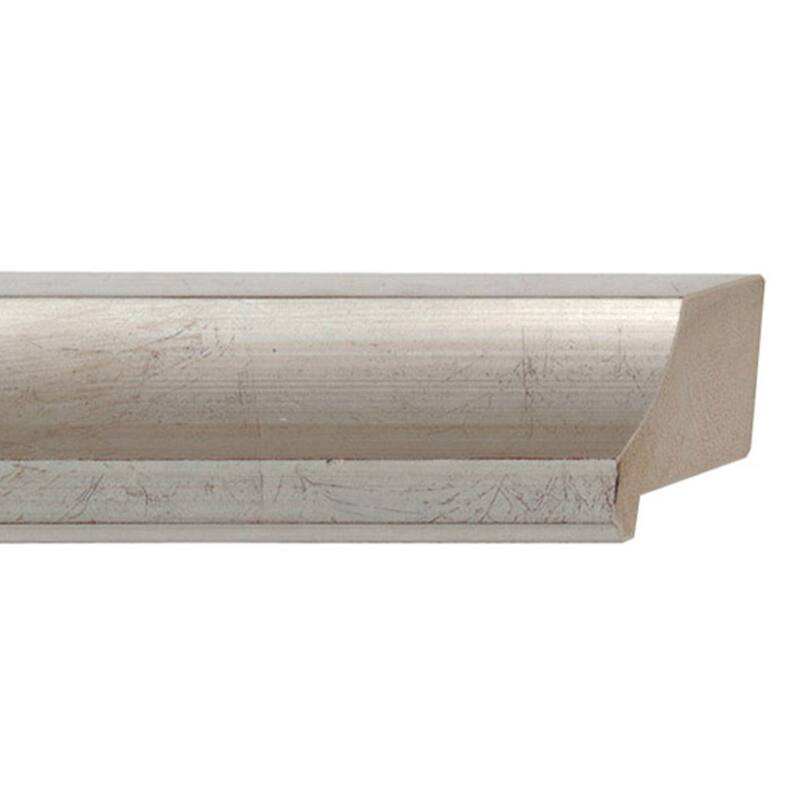 10x32 Shadow Box Frame Silver | 1.75 inches Deep Real Wood Traditional