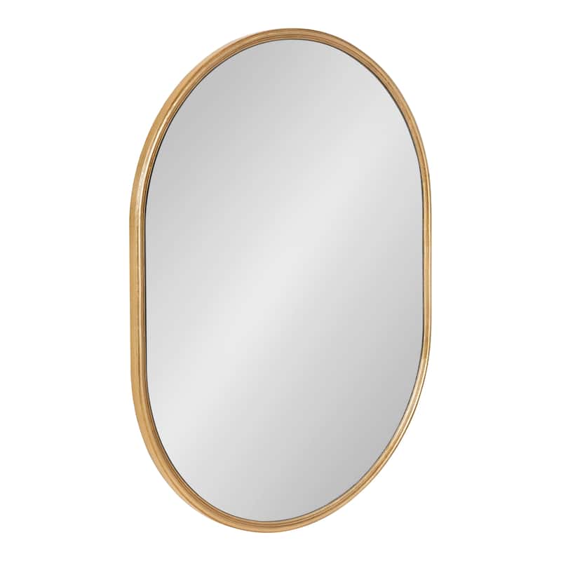 Kate and Laurel Caskill Capsule Framed Wall Mirror - 18x24 - Gold