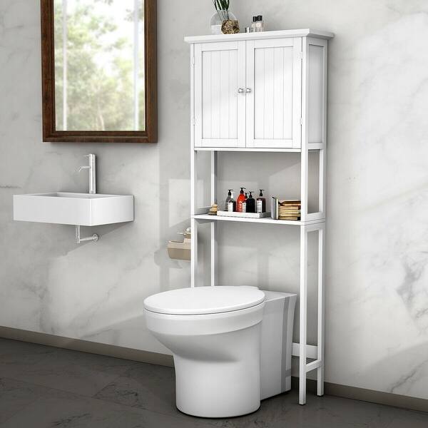 Shop Toilet Over The Toilet Bathroom Storage Space Saver With