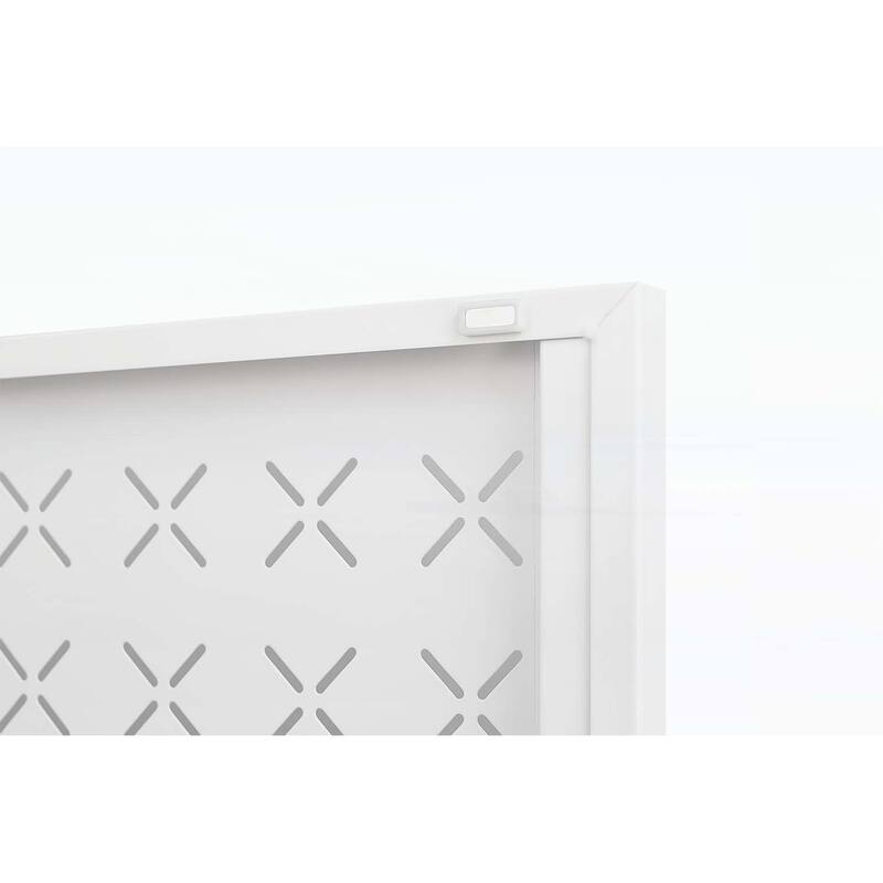 Grid Double Door Shoe Cabinet for Optimal Storage