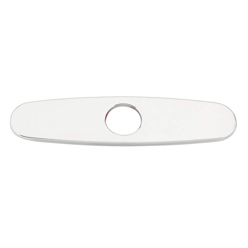 Widespread Sink Faucet Cover Plate 8 in. Chrome Plated Widespread Sink Faucet Cover Plate Renovators Supply
