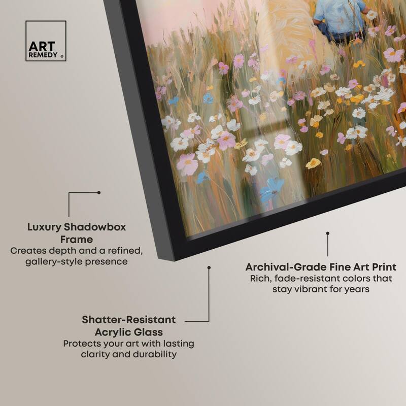 Sunset Companions Shadowbox by Art Remedy