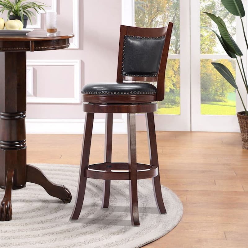 Bristol Bar Height Swivel Bar Stool - Cherry
