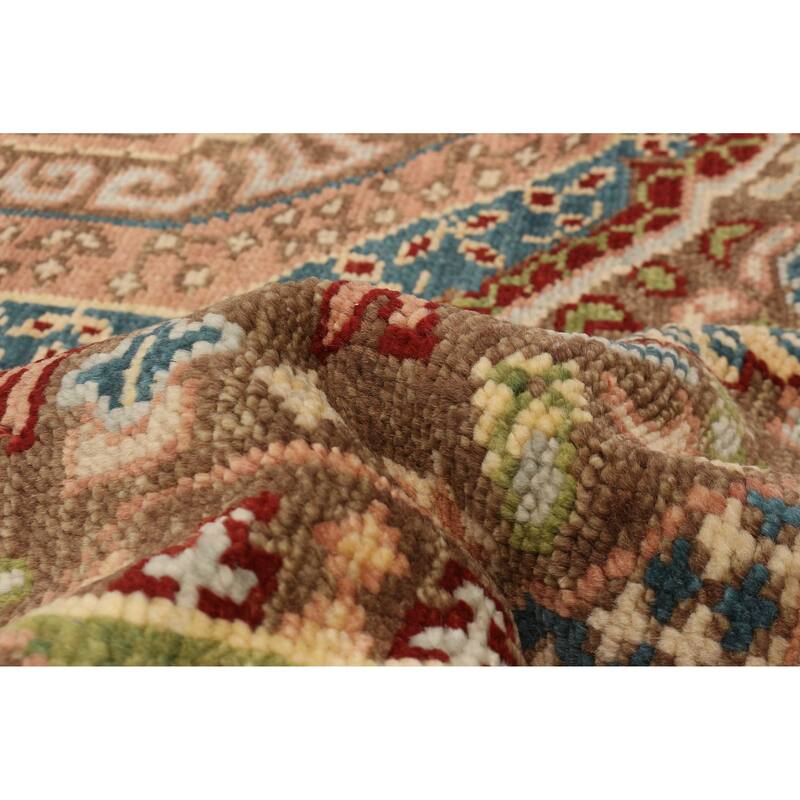 ECARPETGALLERY Hand-knotted Jules Serapi Brown Wool Rug - 7'10 x 9'11