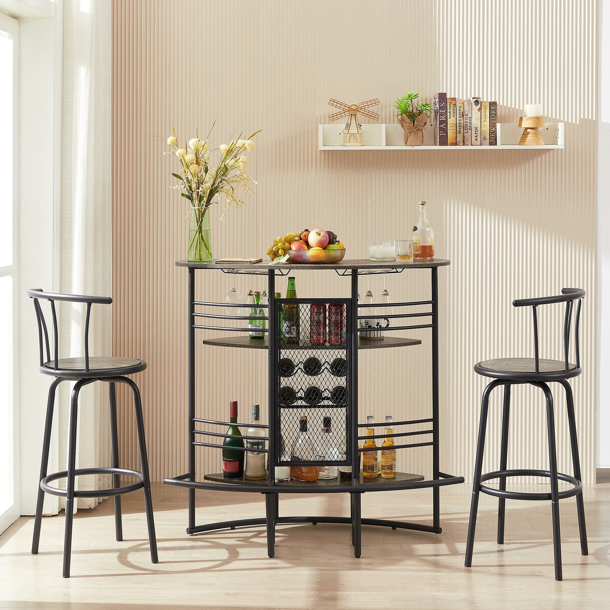 Metal mesh 2025 bar stools