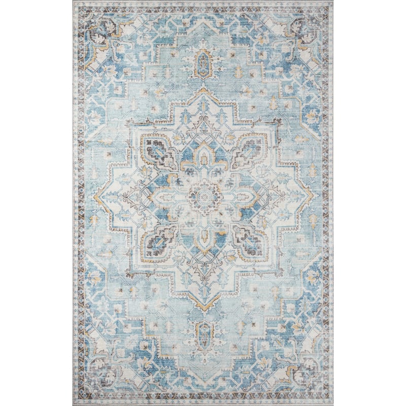 Momeni Afshar Polyester Medallion Area Rug - 10' X 14' - Runner/Rectangle