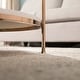 preview thumbnail 11 of 14, SEI Furniture Henderson Modern Faux Marble Round Coffee Table with Bottom Shelf