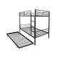 preview thumbnail 6 of 7, Separatable Metal Bunk Bed with Trundle