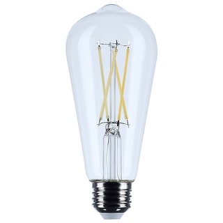 8 Watt ST19 LED Medium Base Clear 5000K CCT 120 Volt
