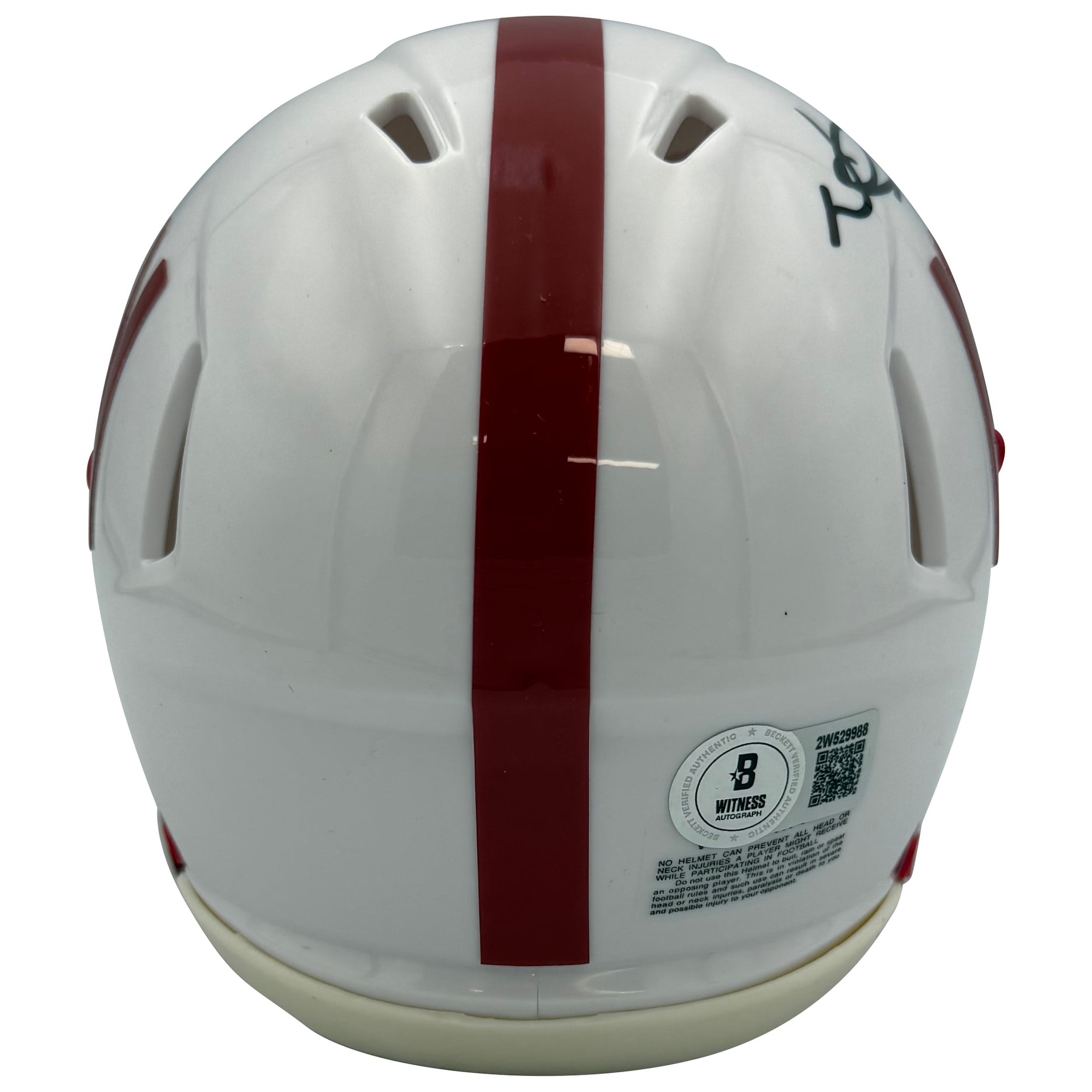 Ndamukong Suh Autographed Nebraska Cornhuskers Signed Football Mini Helmet  Beckett COA 8' x 11'