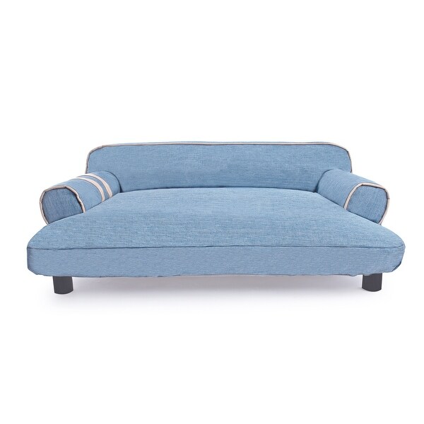blue dog sofa