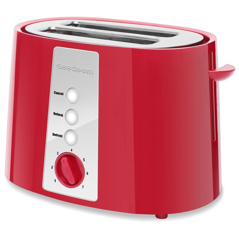 Toaster 2 Slice,6 Shade Settings, Removable Crumb Tray, 750W