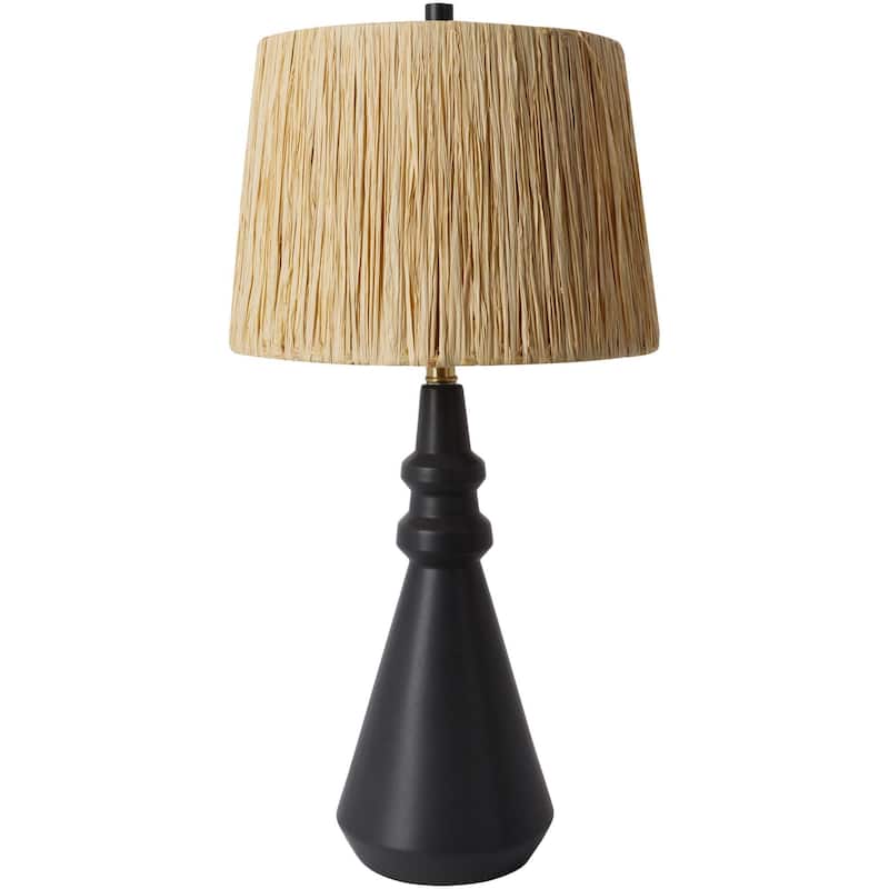 Lyla Ceramic Table Lamp - 28"H x 14"W x 14"D