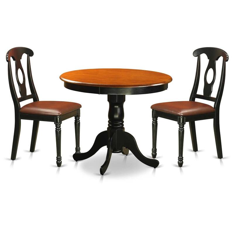Dining Set for 2 - Kitchen Table with 2 Chairs - Small Bistro Set