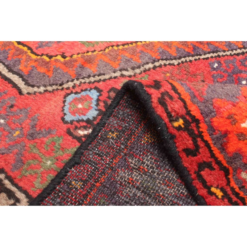 ECARPETGALLERY Hand-knotted Andelz Red Wool Rug - 4'3 x 6'5