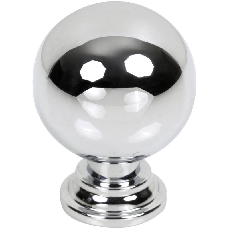 Jeffrey Alexander 387 Davis 1-3/8" Round Cabinet Knob - Polished Chrome