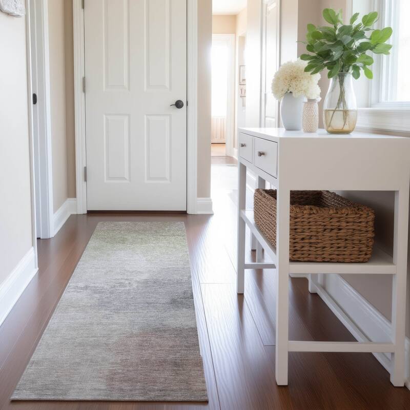 Premium Washable Super Soft Abstract Ombre Mayfield Rug - Beige - 2'3" x 7'6"