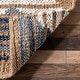 preview thumbnail 4 of 44, Nuloom Hand Braided Marla Denim And Jute Diamonds Area Rug