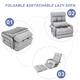 Adjustable 6-Position Floor Chair Folding Lazy Gaming Sofa,Indoor Chaise Lounge Sofa