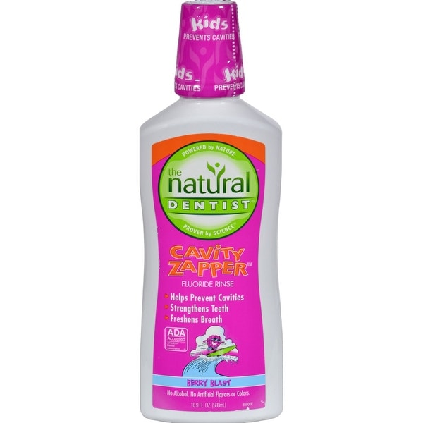 Natural Dentist Fluoride Rinse - Kids - Cavity Zapper - 16. 9 fl oz