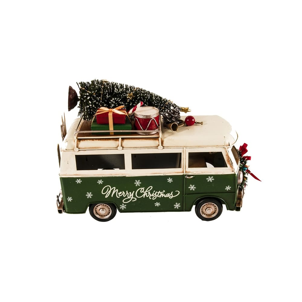 c1960s Volkswagen Christmas Bus Sculpture