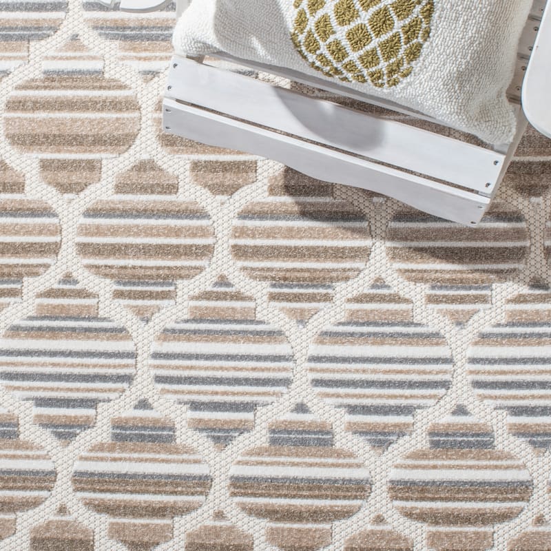 SAFAVIEH Cabana Kaleen Indoor/ Outdoor Waterproof Patio Trellis Rug