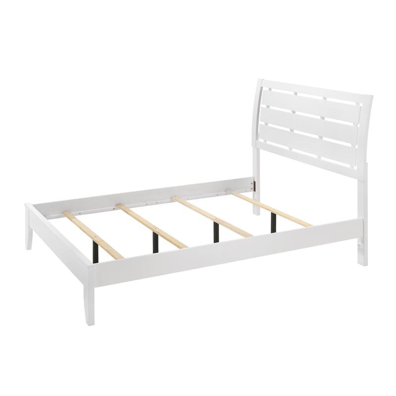 Idell White Sleigh Bed