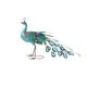 preview thumbnail 4 of 10, Turquoise Metal Eclectic Garden Sculpture Birds 20 x 31 x 7