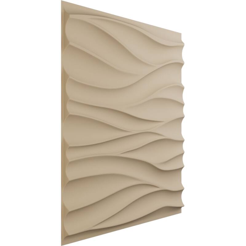 19 5/8"W x 19 5/8"H Ripple EnduraWall Decorative 3D Wall Panel