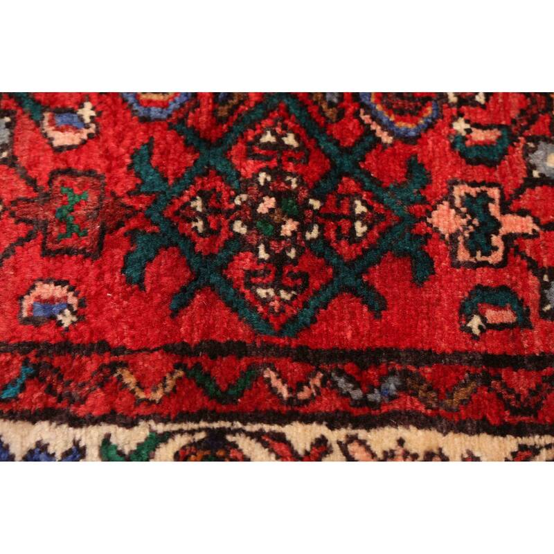 ECARPETGALLERY Hand-knotted Andelz Red Wool Rug - 2'8 x 9'6