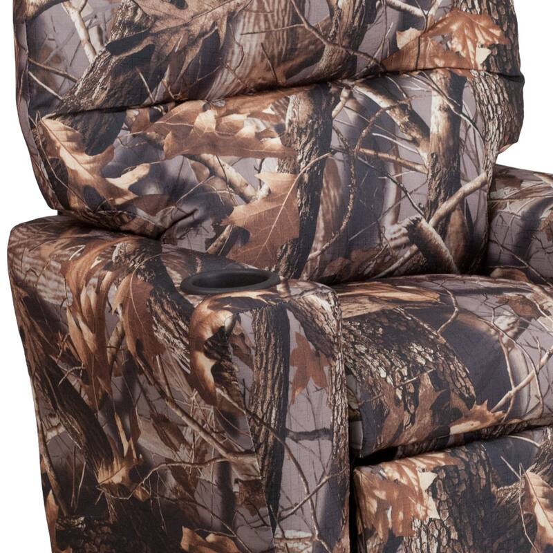 Contemporary Kids Recliner with Cup Holder