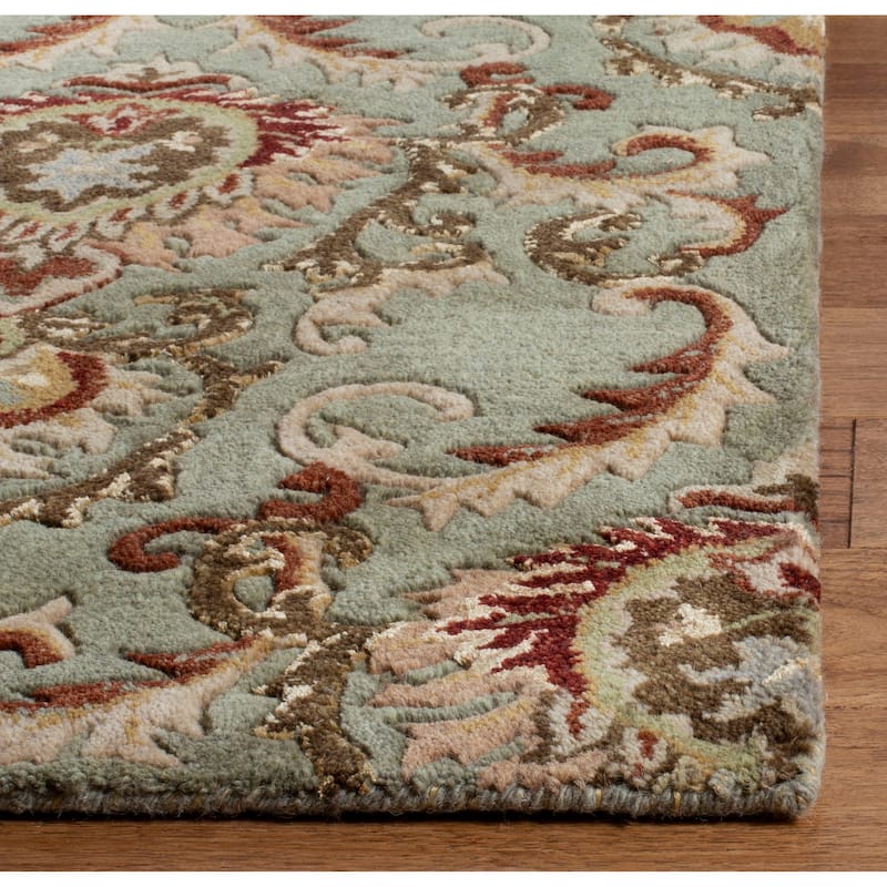 SAFAVIEH Handmade Soho Malorie Damask N.Z. Wool Rug