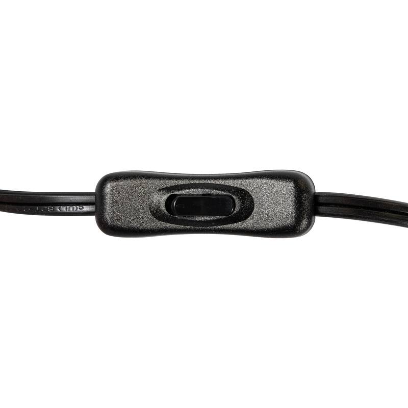 Laser-Cut Iron Table Lamp With Wooden Base - 16.75" - Gold and Brushed White - 16.75