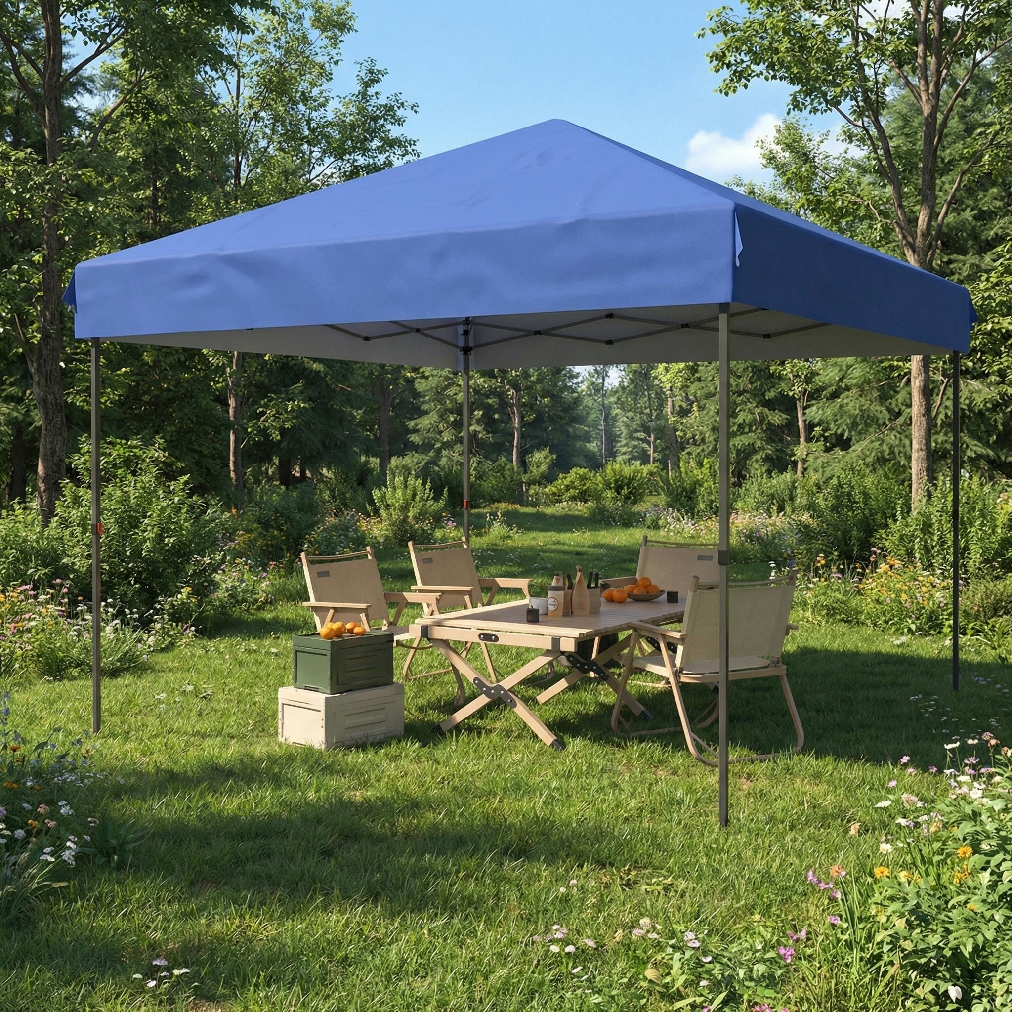 Pop Up Canopy Tent, Adjustable Height