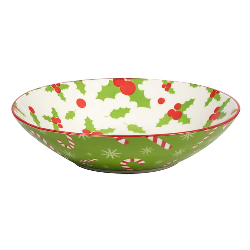 Certified International Holiday Fun 40 oz. Soup Bowls, Set of 6 Assorted Designs - 40 oz.