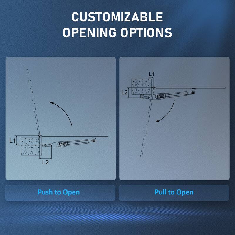 660lb 18ft Automatic Swing Gate Opener Kit
